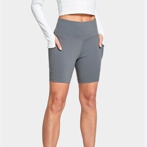 ❤️3X20 OLD NAVY Women Gray Biker Shorts | S